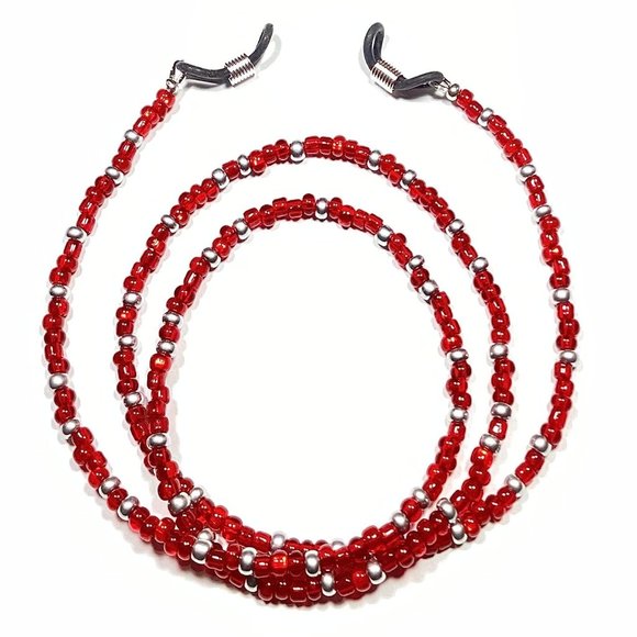 Red Beaded Sunglass Chain